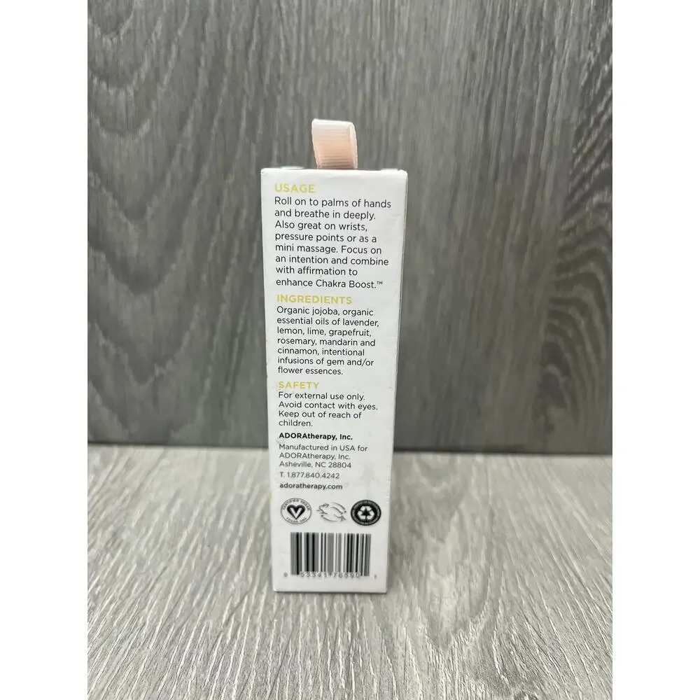 ADORATherapy Chakra Boost Motivation Roll-On Essential Oil Blend 10ml .338 fl oz